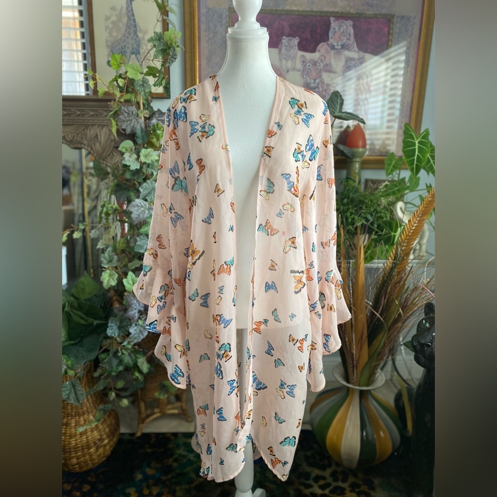 Women’s Butterfly Coverup Bell Sleeves Ethereal Fairycore Couquette Fairy